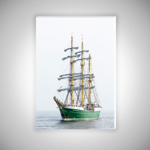 CuxPrint - Motiv: Segelschiff Alexander von Humboldt 2 Hochformat | Hartschaumplatte 10mm Galerie Print