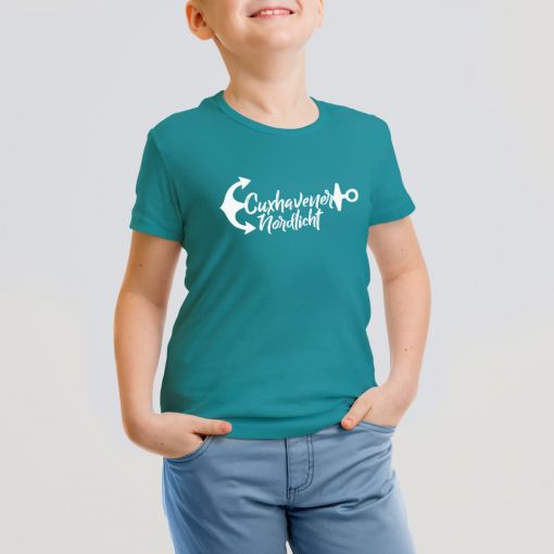 CuxShirt - Motiv: Cuxhavener Nordlicht | Kids T-Shirt Jungs