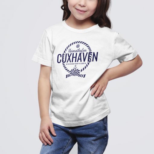 CuxShirt - Motiv: Heimathafen Cuxhaven | Kids T-Shirt Mädchen