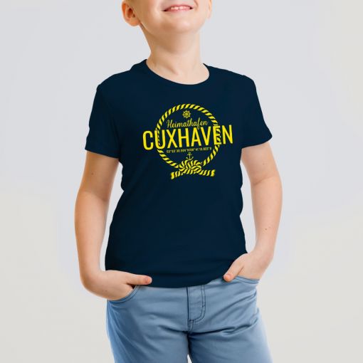 CuxShirt - Motiv: Heimathafen Cuxhaven | Kids T-Shirt Jungs
