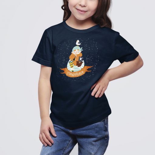 CuxShirt - Motiv: Strandräuber | Kids T-Shirt Mädchen
