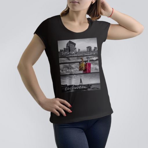 CuxShirt - Motiv: Heimat Liebe Cuxhaven | Damen T-Shirt