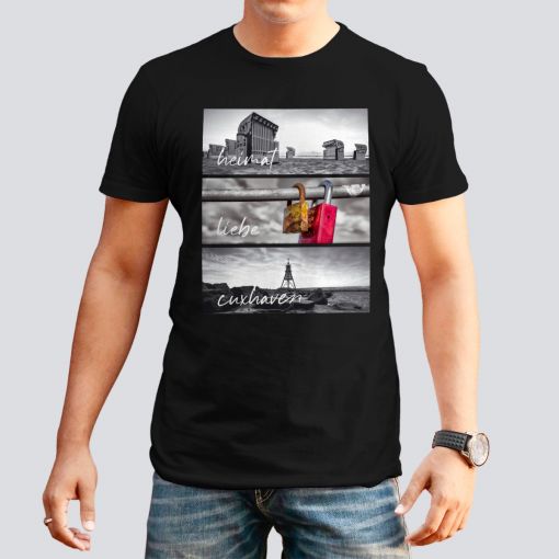 CuxShirt - Motiv: Heimat Liebe Cuxhaven | Herren T-Shirt
