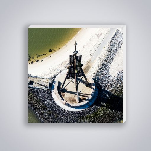 CuxPrint - Motiv: Kugelbake von oben | Mini Galerie Print
