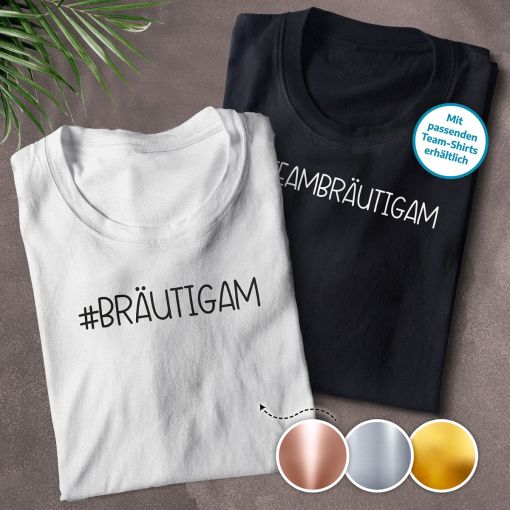 Motiv: #Braut/Bräutigam | JGA T-Shirts