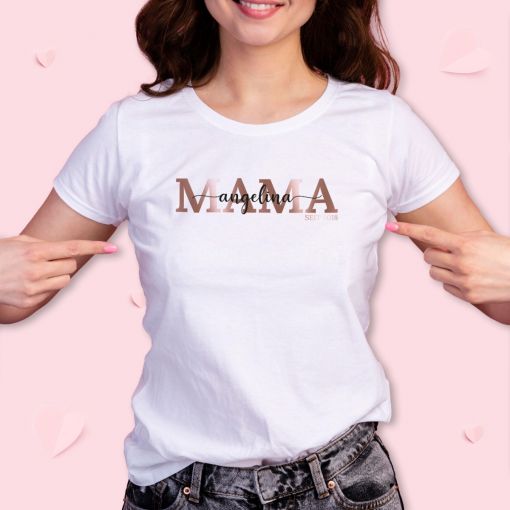 Motiv: Mama mit Wunschname|n | T-Shirt