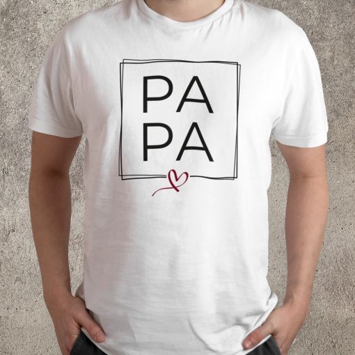 Motiv: PAPA mit Herz | T-Shirt